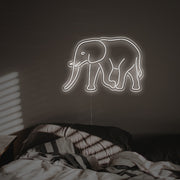 Elephant Outline LED Neon Sign