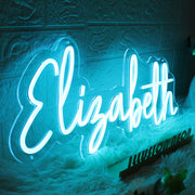 Elisabeth Blue LED Neon Sign