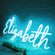 Elisabeth Blue LED Neon Sign