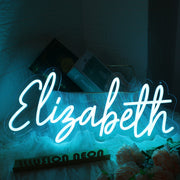 Elisabeth Blue LED Neon Sign