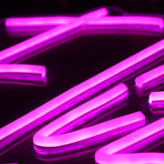 Elizabeth Purple Neon Sign