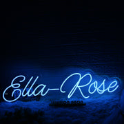 Ella Rose Blue Neon Sign