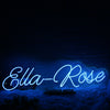 Ella Rose Blue Neon Sign