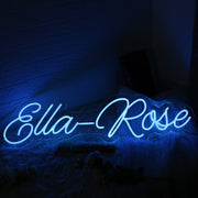 Ella Rose Blue Neon Sign