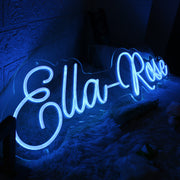 Ella Rose Blue Neon Sign