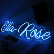 Ella Rose Blue Neon Sign