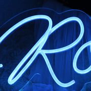 Ella Rose Blue Neon Sign