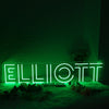 ELLIOTT Green Neon Sign