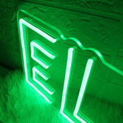 ELLIOTT Green Neon Sign