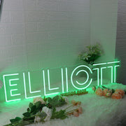 ELLIOTT Green Neon Sign