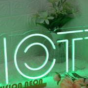 ELLIOTT Green Neon Sign