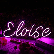 Eloise Purple Neon Sign