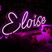 Eloise Purple Neon Sign