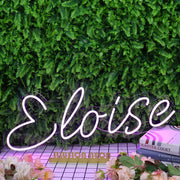 Eloise Purple Neon Sign