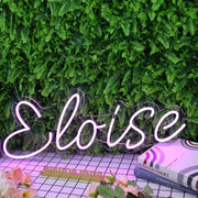 Eloise Purple Neon Sign