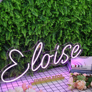 Eloise Purple Neon Sign