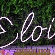 Eloise Purple Neon Sign