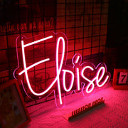 Eloise Red Neon Sign