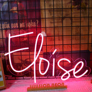 Eloise Red Neon Sign