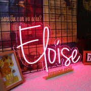 Eloise Red Neon Sign