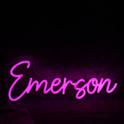 Emerson Pink Neon Sign