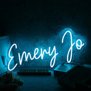 Emery Jo Blue Neon Sign