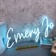 Emery Jo Blue Neon Sign