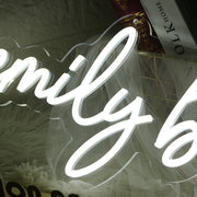 Emily Bekdas White Neon Sign