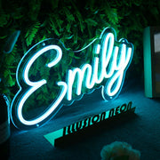 Emily Blue LED Neon Sign