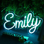 Emily Blue LED Neon Sign