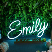 Emily Blue LED Neon Sign