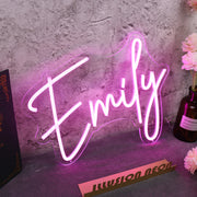 Emily Pink LED Neon Sign