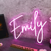 Emily Pink LED Neon Sign