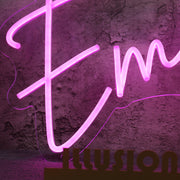 Emily Pink LED Neon Sign