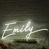 Emily White Neon Sign