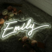 Emily White Neon Sign