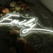 Emily White Neon Sign