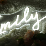 Emily White Neon Sign