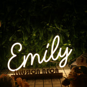 Emily Yellow Neon Sign