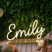 Emily Yellow Neon Sign