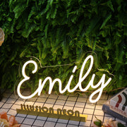 Emily Yellow Neon Sign