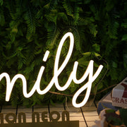 Emily Yellow Neon Sign