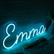 Emma Blue Custom Neon Sign