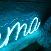 Emma Blue Custom Neon Sign