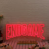 End Game Red Neon Sign