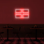 England Flag Neon Sign