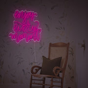 Enjoy Every Moment LED Neon Sign