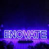 Enovate Blue Neon Sign