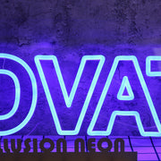 Enovate Blue Neon Sign