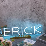 Erick Blue Name Neon Sign